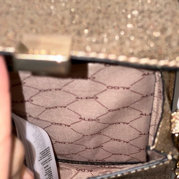 ALDO rose gold sparkly crossbody bag - Picture 5 of 6